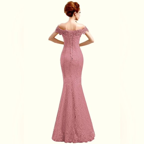 Beautiful dusty rose formal dress size 6 - Picture 2 of 7